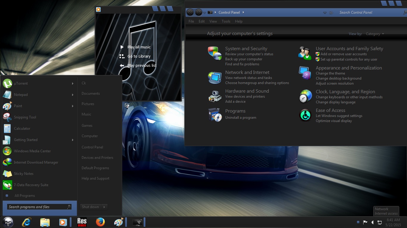 Windows 7 Dark Edition ISO